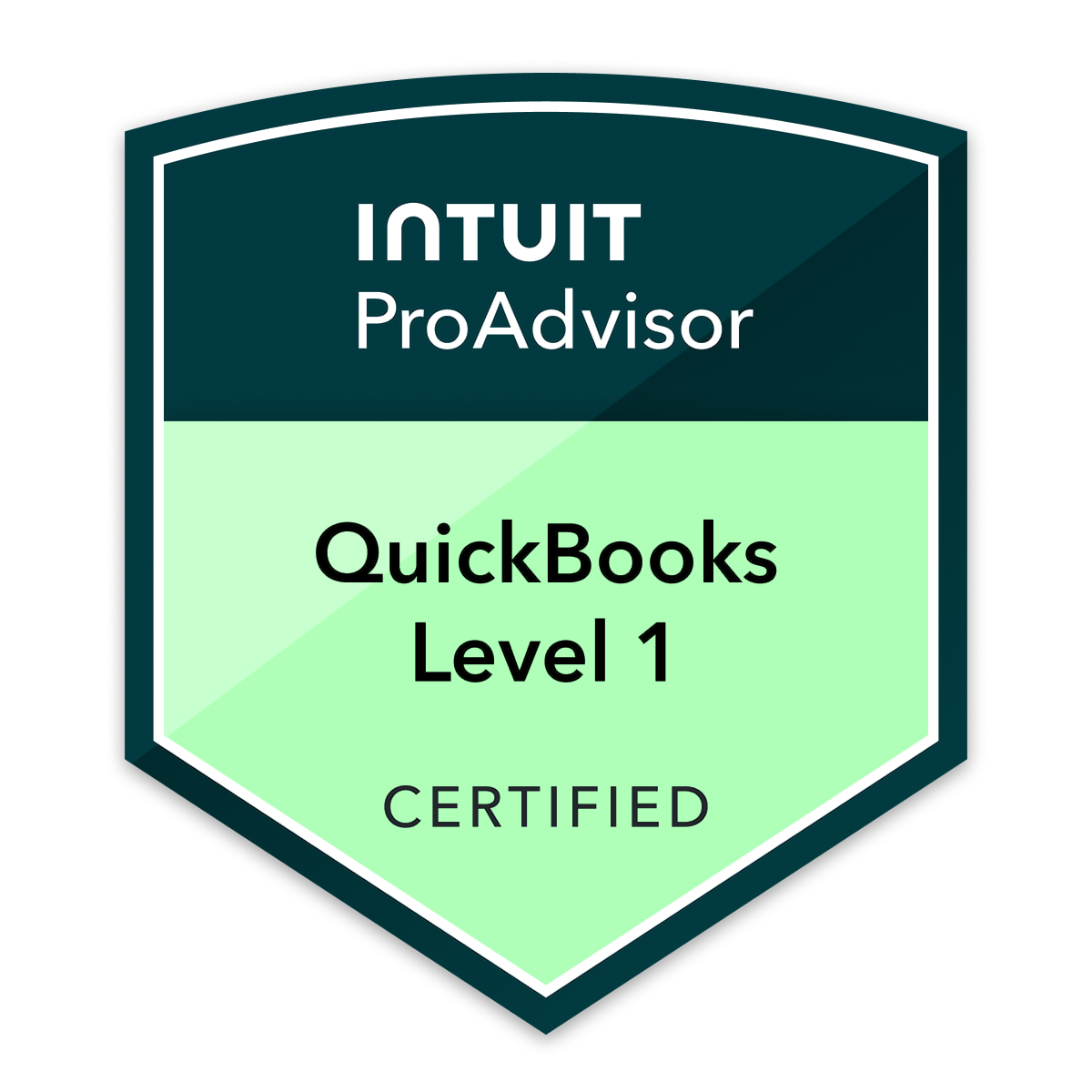 QBO Level 1 badge